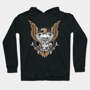 American Biker Machine Hoodie